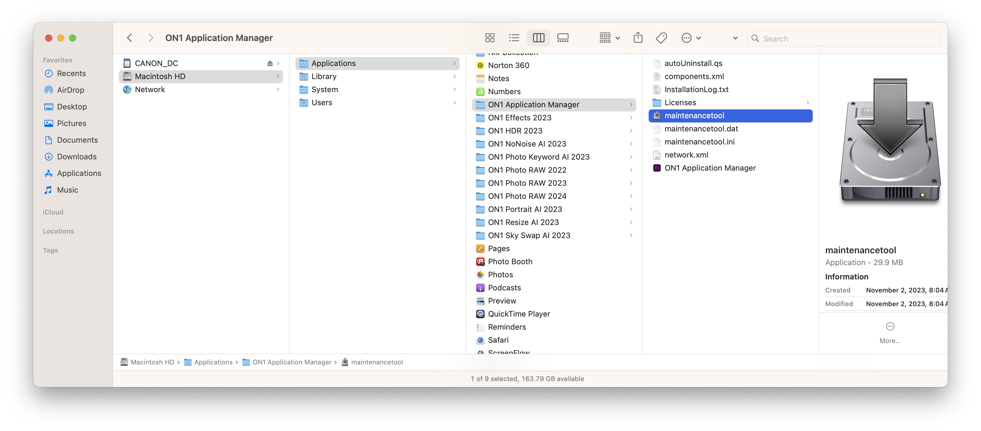 ON1 Application Manager Uninstaller.png